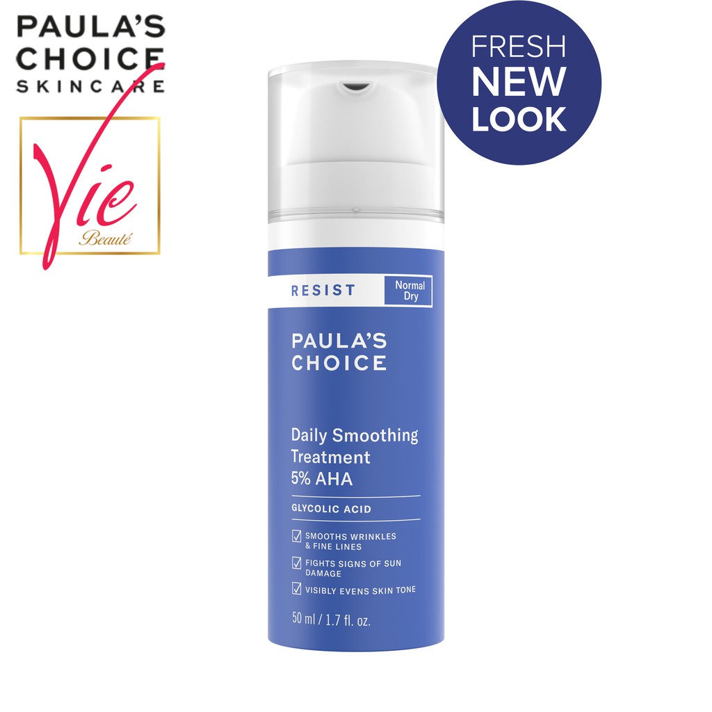 Tẩy tế bào chết Paulas Choice AHA 5% làm mềm da - Paula's Choice Resist Daily Smoothing Treatment With 5% AHA 50ml