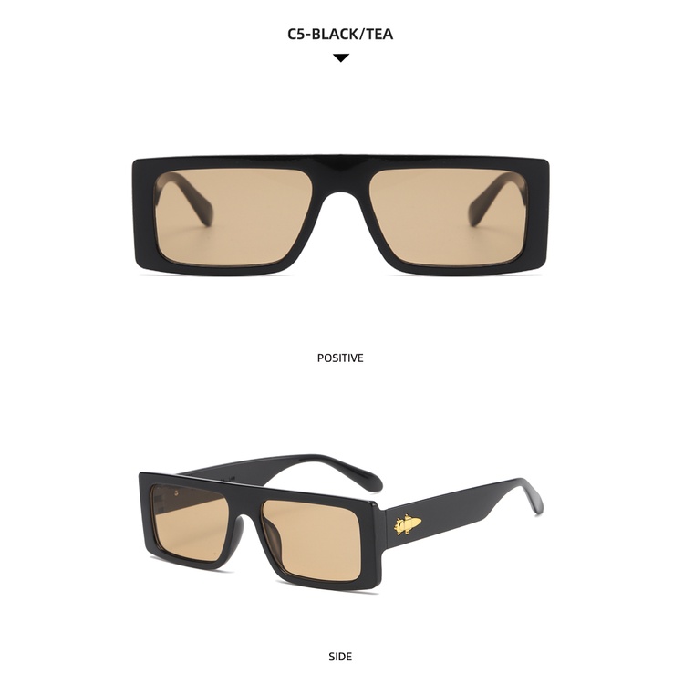 Kính Mát Gọng Vuông Thời Trang Âu Mỹ 2021 Cho Nam Và Nữ