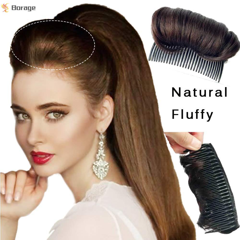 [Hàng mới về] 1/3 Kẹp tạo độ phồng mái tóc nhiều màu tùy chọn thời trang cho nữ