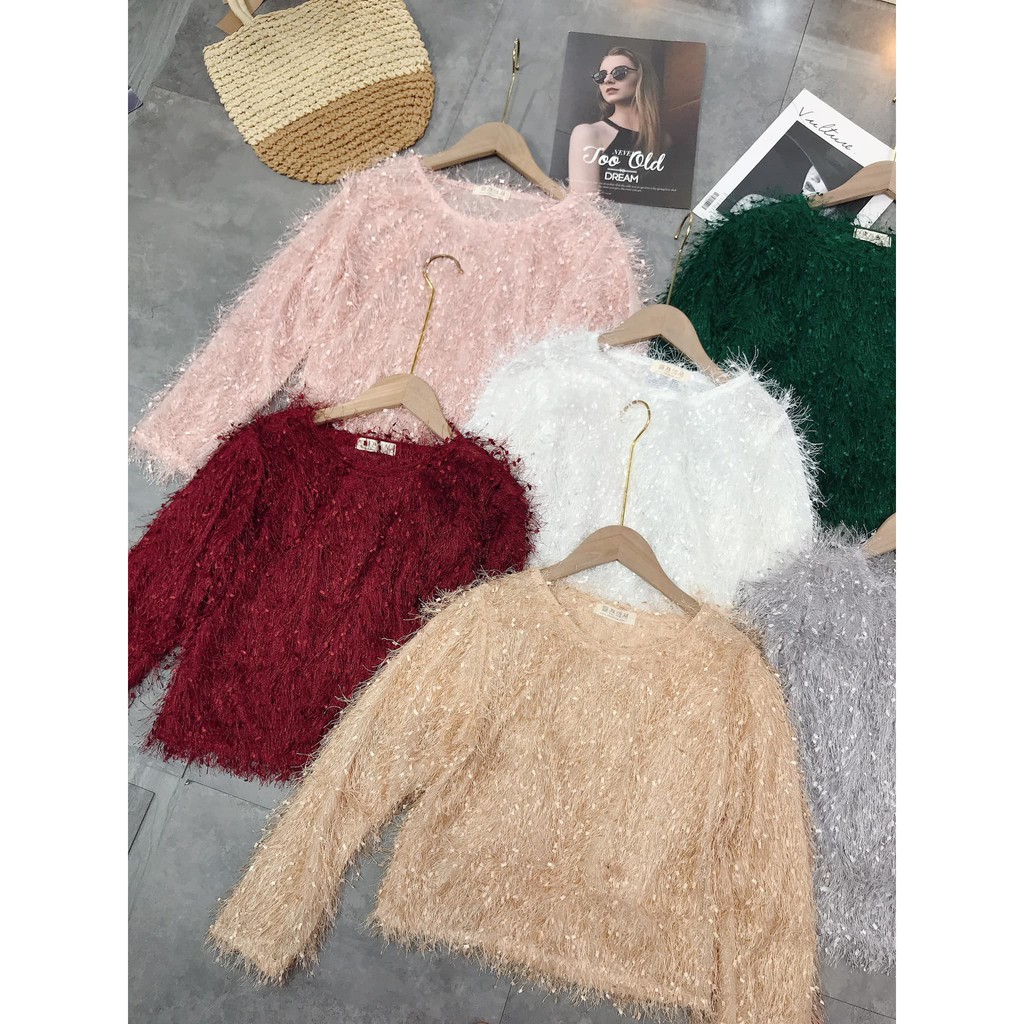 Áo len tua rua 6 màu 807 mới(kèm ảnh thật,video) | BigBuy360 - bigbuy360.vn