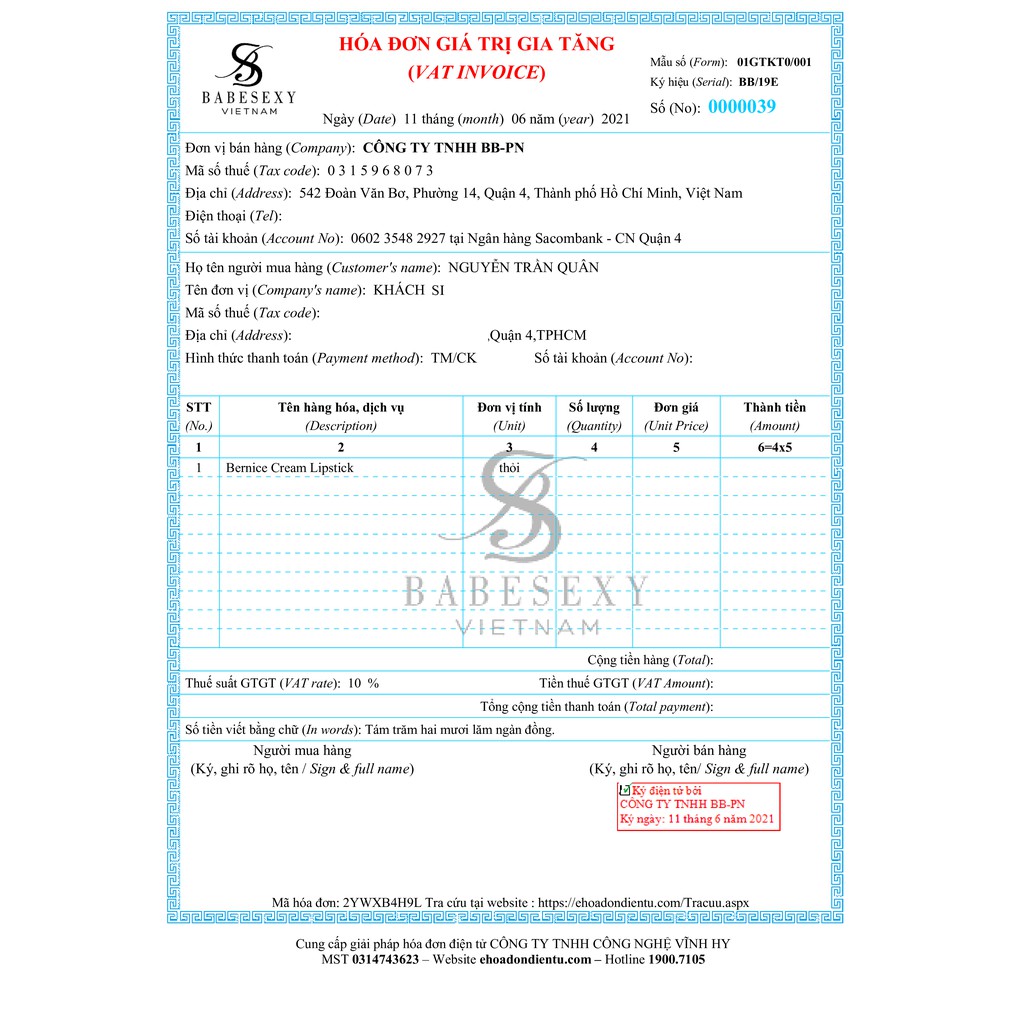 [Chính hãng] Son kem lì Bernice phiên bản 2021 tặng kèm mask môi | Thế Giới Skin Care