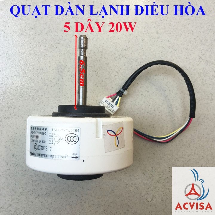 Mô tơ - Motor quạt dàn lạnh 5 Dây, 6 Dây  - GIÁ TỐT CHO THỢ