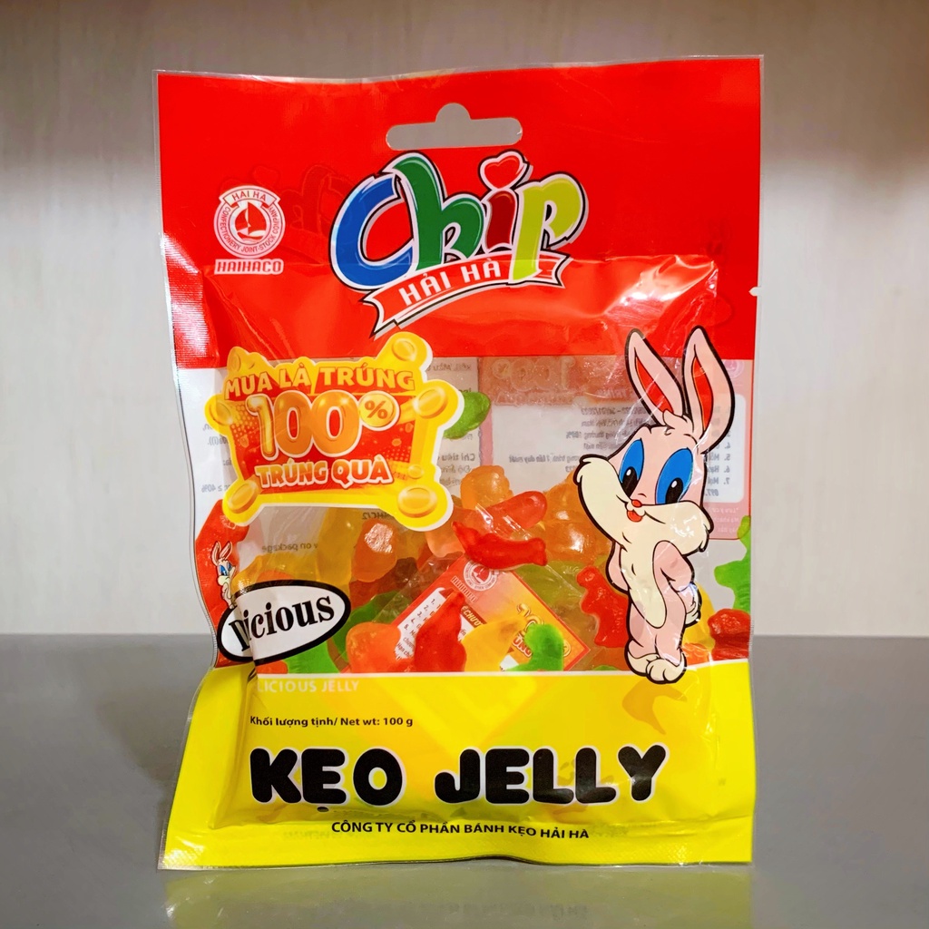 Kẹo Dẻo Jelly Chipchip Hải Hà Hương Trái Cây Tự Nhiên Gói 100g