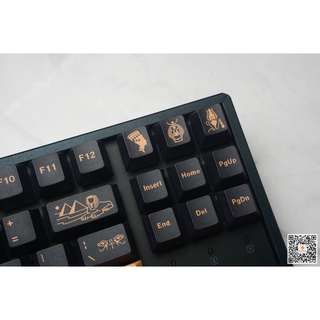 Keycap GMK Pharaoh Clone - profile CHERRY - keycap PBT - Dyesub - 129 nút cho bàn phím cơ Leopold, IKBC, Edra, RK, Dareu