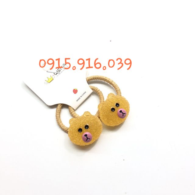 2 Cột Tóc Gấu Cho Bé Xinh Xinh