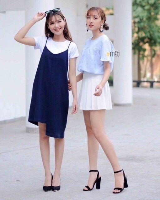 Set Áo Kèm Yếm Umi Mịn Cực Xinh