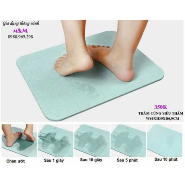 Thảm siêu thấm hút hàng cao cấp