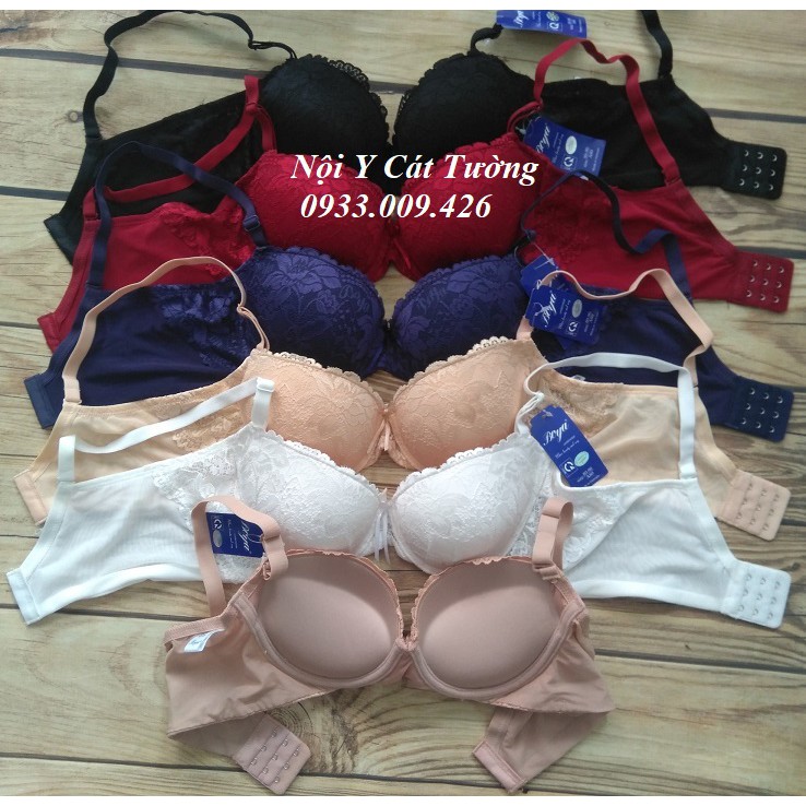 Áo ngực Boya ren siêu đẩy, siêu nâng 3 móc cài
