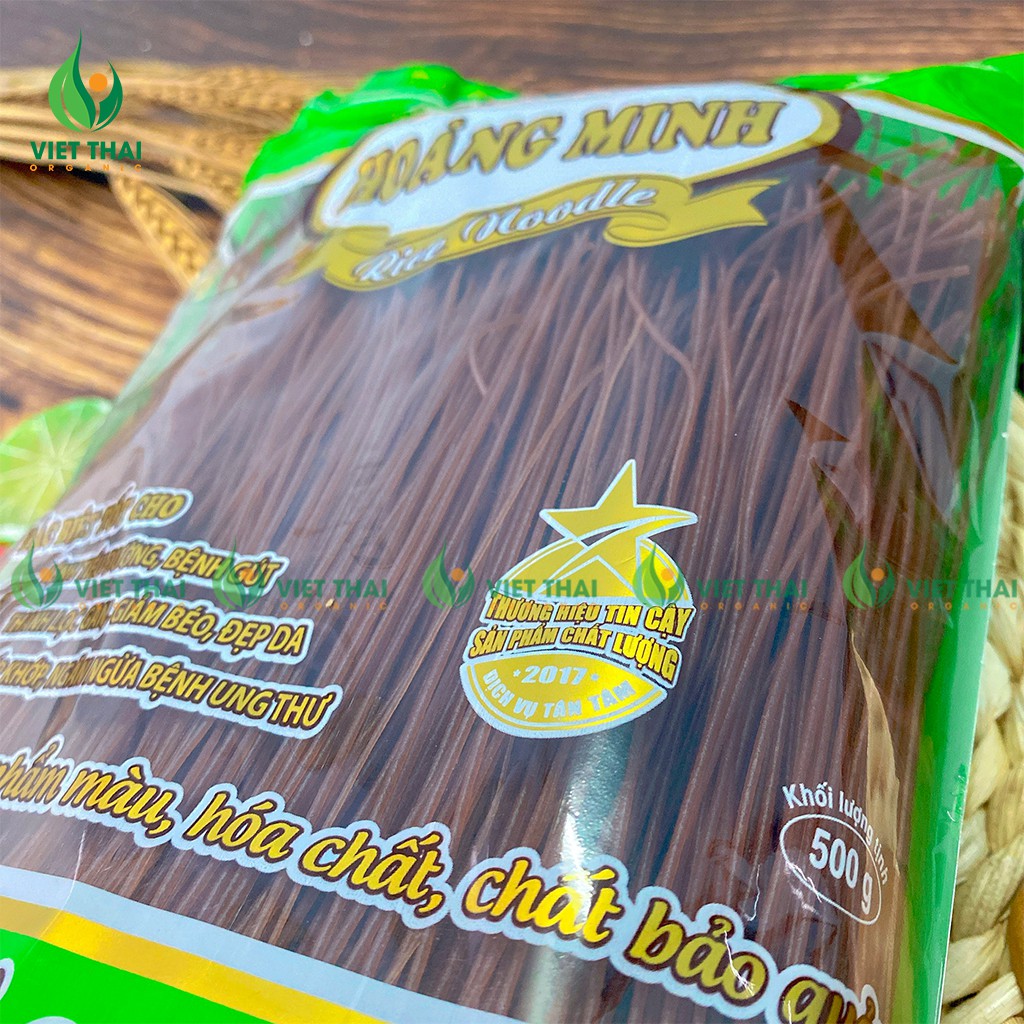 Bún gạo lứt đỏ giảm cân ăn kiêng thực dưỡng eat clean Hoàng Minh SIÊU NGON