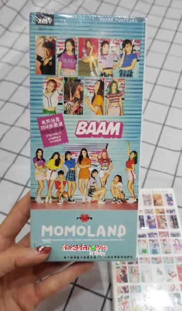 Postcard Momoland hộp 30 tấm + 120 sticker