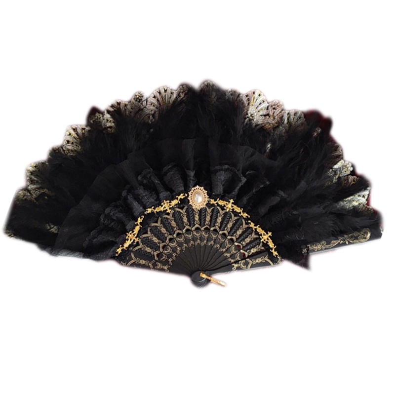 Quạt Lông Vũ Cầm Tay Cho Tiệc Cưới