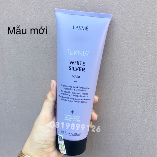 🇪🇸Kem Hấp Giữ Bóng Cho Tóc Rất Sáng Hoặc Bạc Lakme Teknia Ultra Clair 250ml