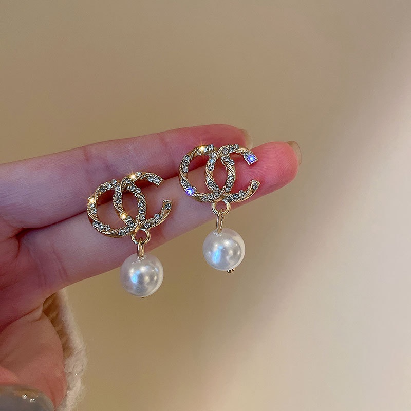 Bông Tai Mạ Bạc 925 Đính Ngọc Trai Sang Trọng 2022