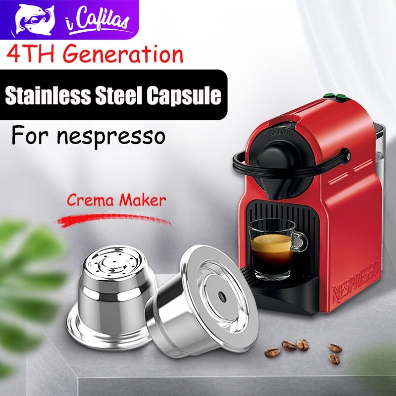 Bộ Lọc Cà Phê Tái Sử Dụng Được Crema Cho Nespresso Inissia Lattissima