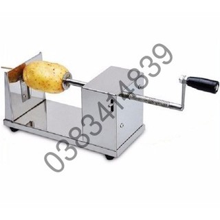 Máy cắt khoai tây lốc xoáy Inox