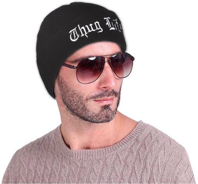 Mũ len beanie Thug life