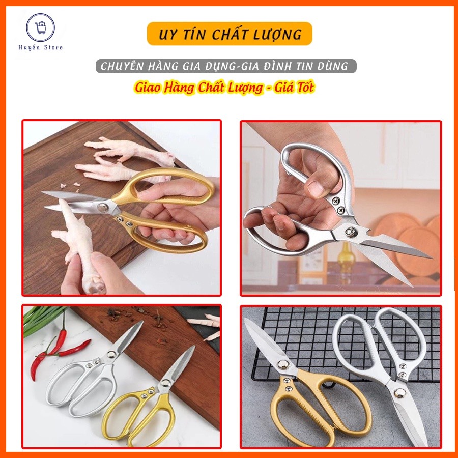 Kéo Cắt Gà Kéo Nhật , Làm Bếp Đa Năng Siêu Phẩm Nội Địa Nhật SK5 - Siêu sắc - Siêu Bền