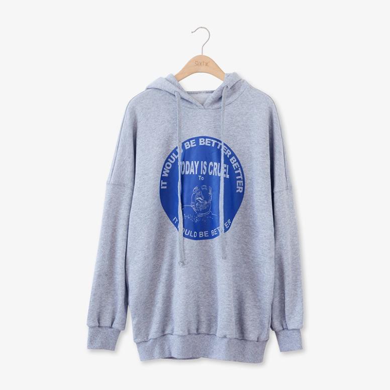 Áo Hoodies nỉ ngoại không xù lông form 70kg TODAY IS CRUEL E077 | BigBuy360 - bigbuy360.vn
