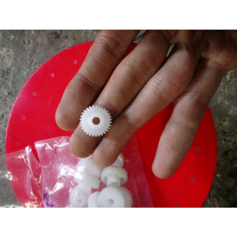 bánh răng nhựa 30r động cơ gập gương ô tô KIA