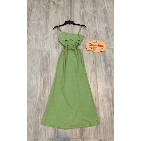 Maxi 2 dây cut out eo