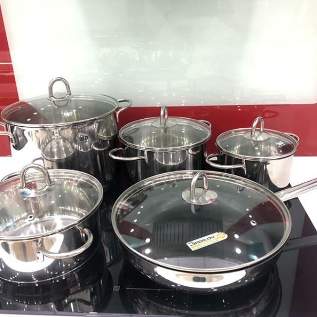 Bộ nồi chảo Inox Rubin Special 5 món