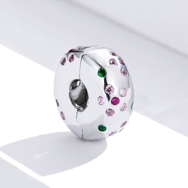 Hạt Trang Sức Bamoer SCC985 Làm Từ Bạc S925 Dùng Tự Làm Vòng Tay