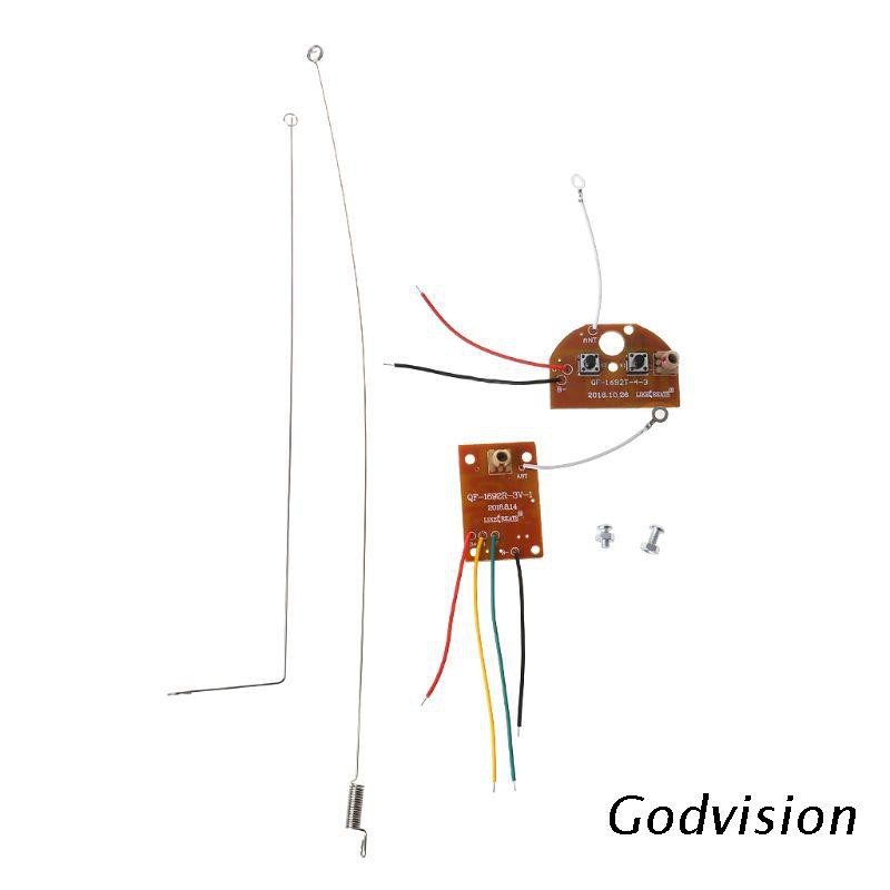 Bảng Mạch Nhận Tín Hiệu Điều Khiển Từ Xa 2ch 27mhz Kèm Ăng Ten Cho Xe Hơi Xe Tải Điều Khiển Từ Xa