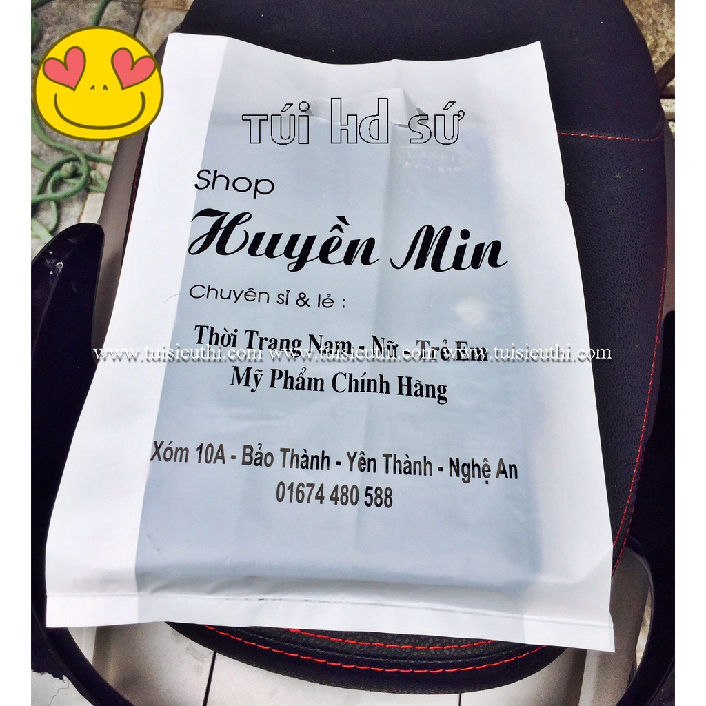 Túi đựng shop quần áo, túi nilon đựng quà - Túi HD