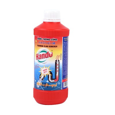 Nước thông tắc đường ống, cống Hando chai 570ml Xuất khẩu