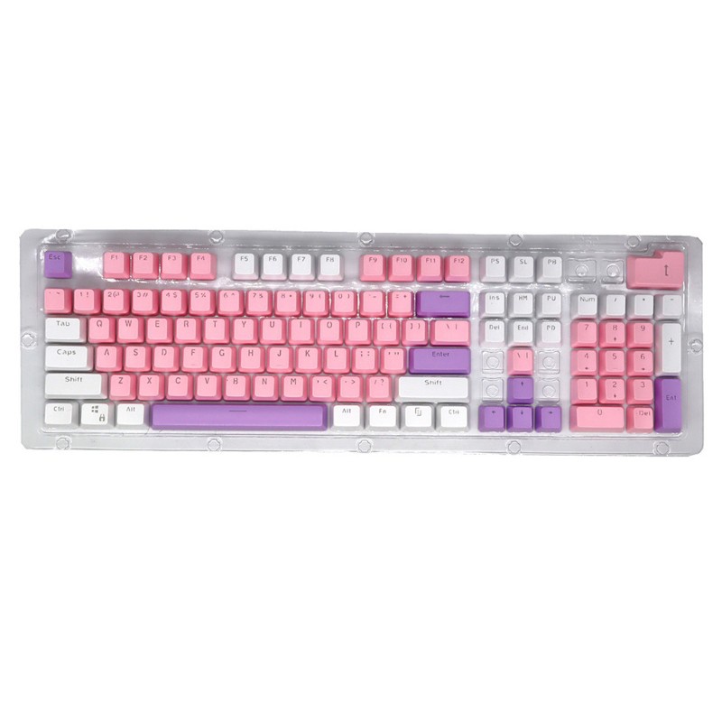 104 Keycap thay thế Pbt phối 3 màu cho bàn phím cơ