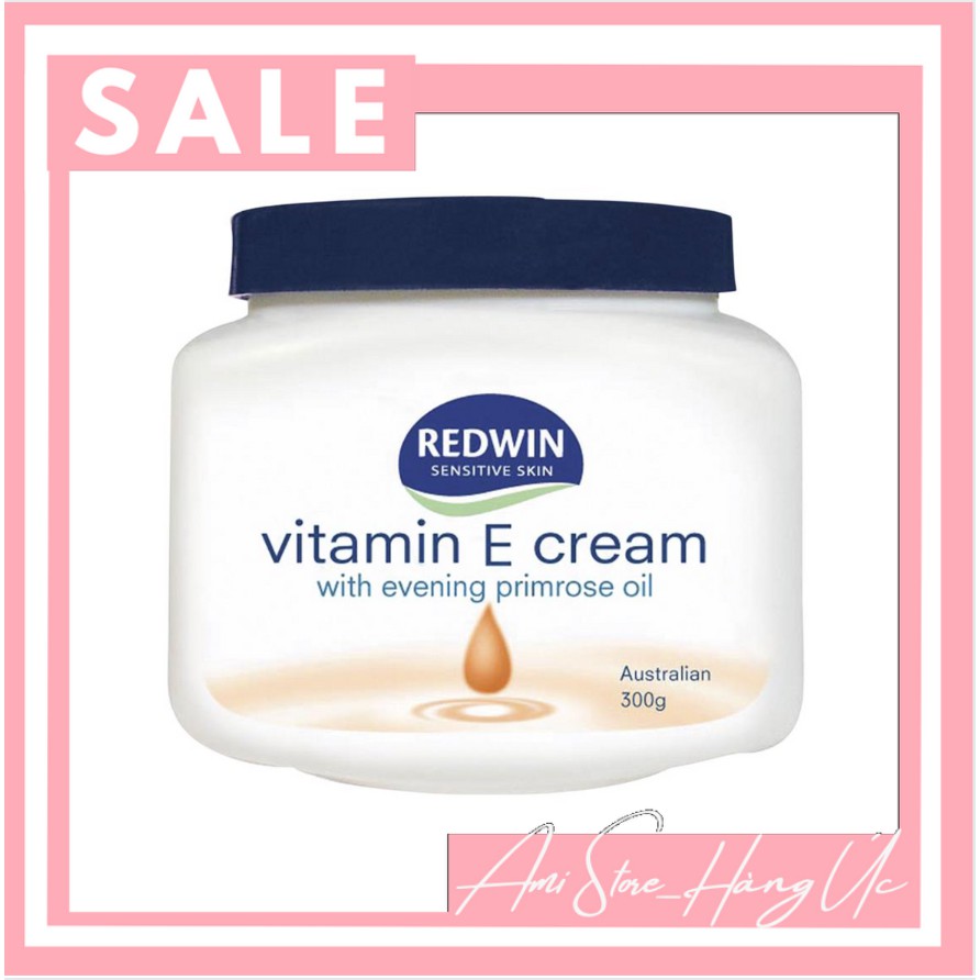 Vitamin E cream redwin có chứa tinh dầu hoa anh thảo- 300g