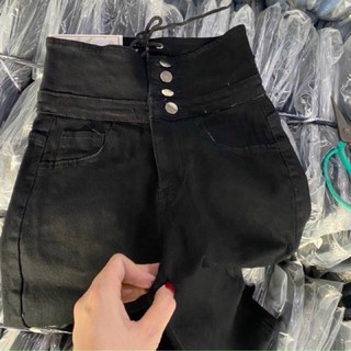 Quần bò cạp cao đan lưng siêu đẹp. size s m l