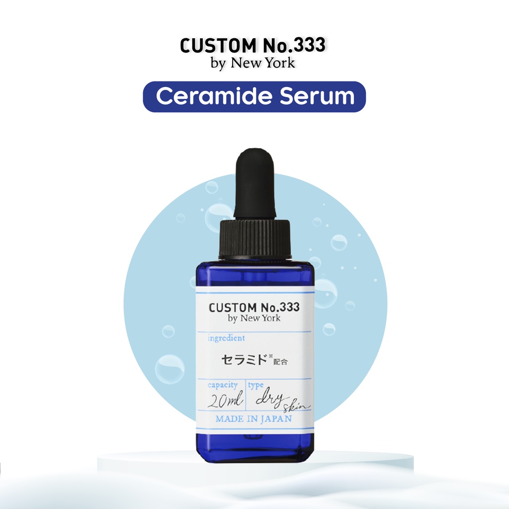 Tinh Chất Ceramide Làm Dịu Và Phục Hồi Da Custom No.333 by NY Ceramide Serum 20 mL