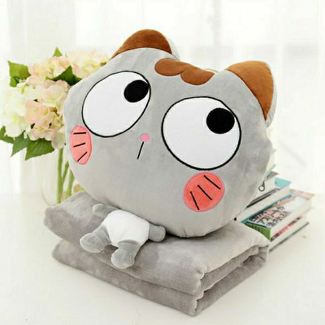 BỘ CHĂN GỐI VĂN PHÒNG TOTORO LOẠI 1 (GỐI MỀM CHĂN MỊN) | BigBuy360 - bigbuy360.vn