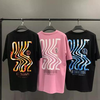 Áo thun tay lỡ nữ freesize phông form rộng dáng Unisex, mặc lớp, nhóm, cặp in hình LÀN SÓNG SWE