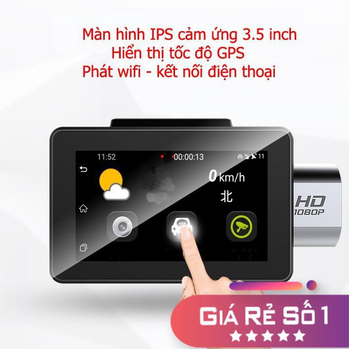 Camera hành trình ô tô kết nối Wifi/3G/GPS/ADAS xem từ xa truyền hình trực tuyến định vị từ xa chính hãng carfu c1