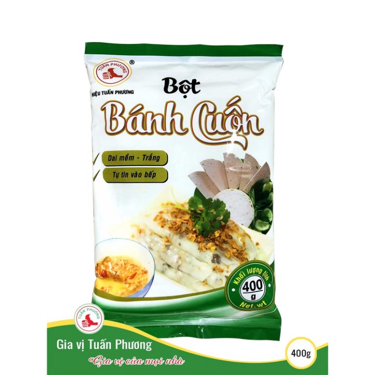 Bột Bánh Cuốn Tuấn Phương 400g ( Gói )
