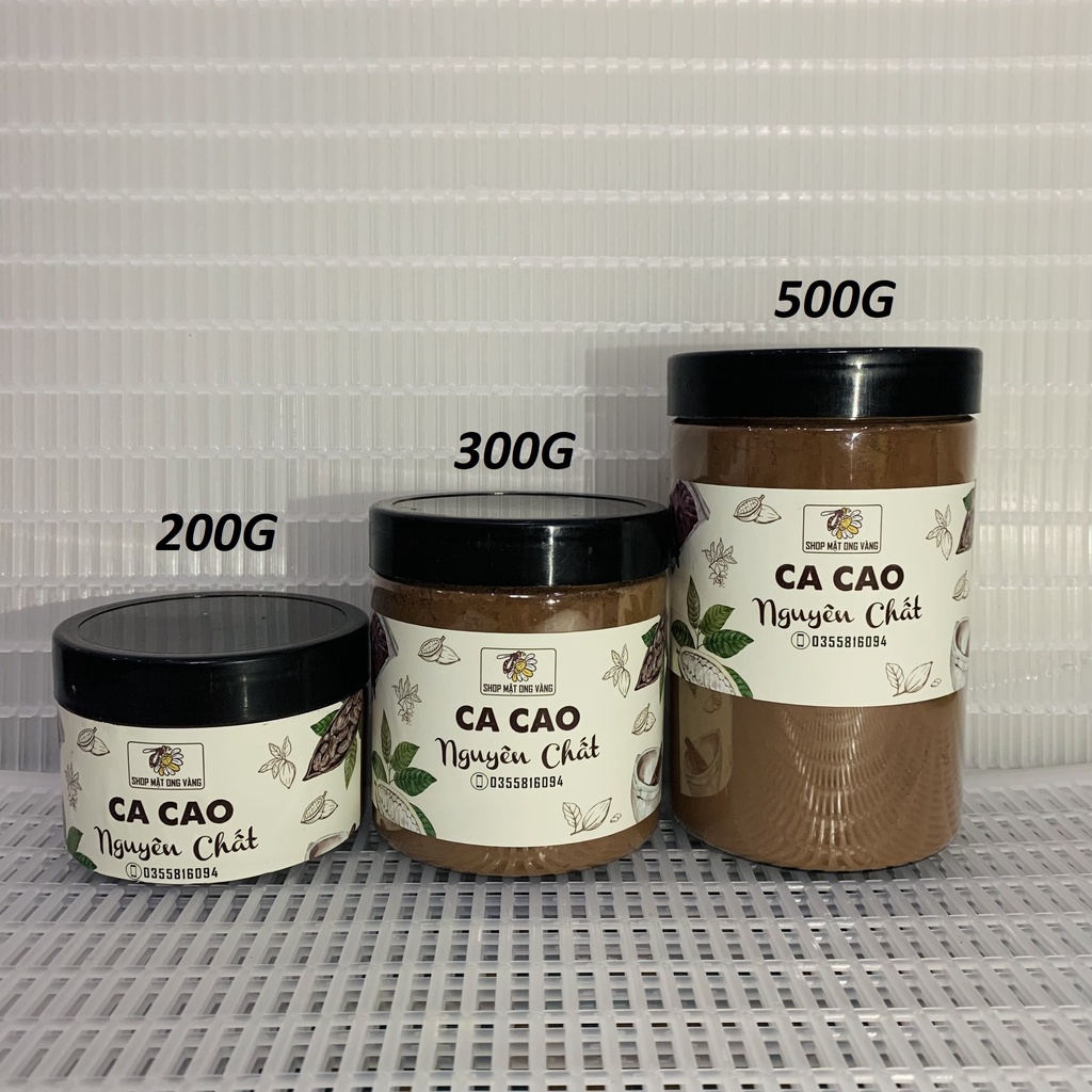 Bột Cacao Nguyên Chất Không Đường Cacao Daklak Vị Truyền Thống Đậm Vị Chân Thật Ong Vàng Shop