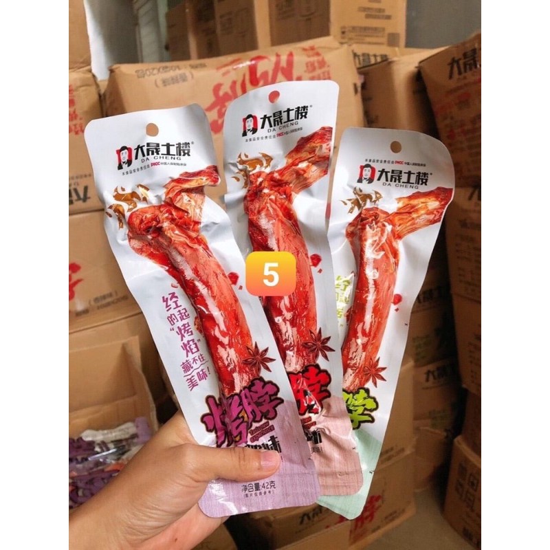 Combo 3 Chiếc Cổ Vịt Cay Dài Dacheng 42gr Nhiều Vị