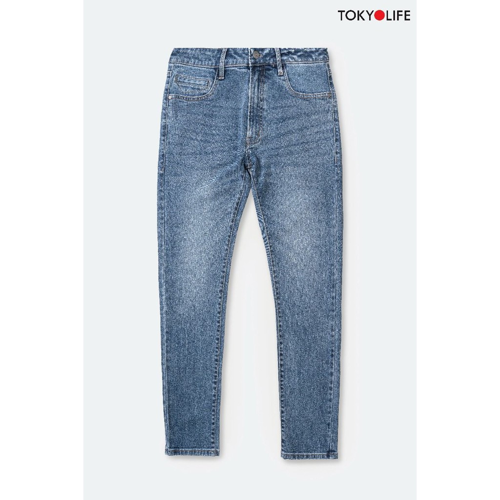 Quần Jeans Nam TOKYOLIFE ống côn I7JEA007I