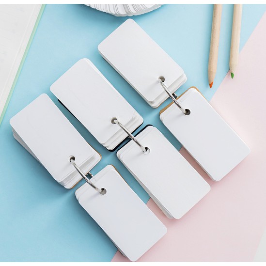 Bộ Flashcard học từ vựng 100 tờ  - Nhiều màu