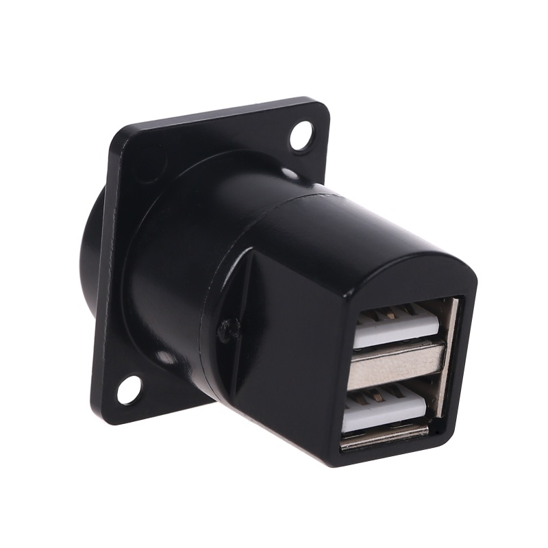 Giá Đỡ Chuyển Đổi Phích Cắm USB Kép 2 0 D Bằng Kim Loại Tiện Dụng