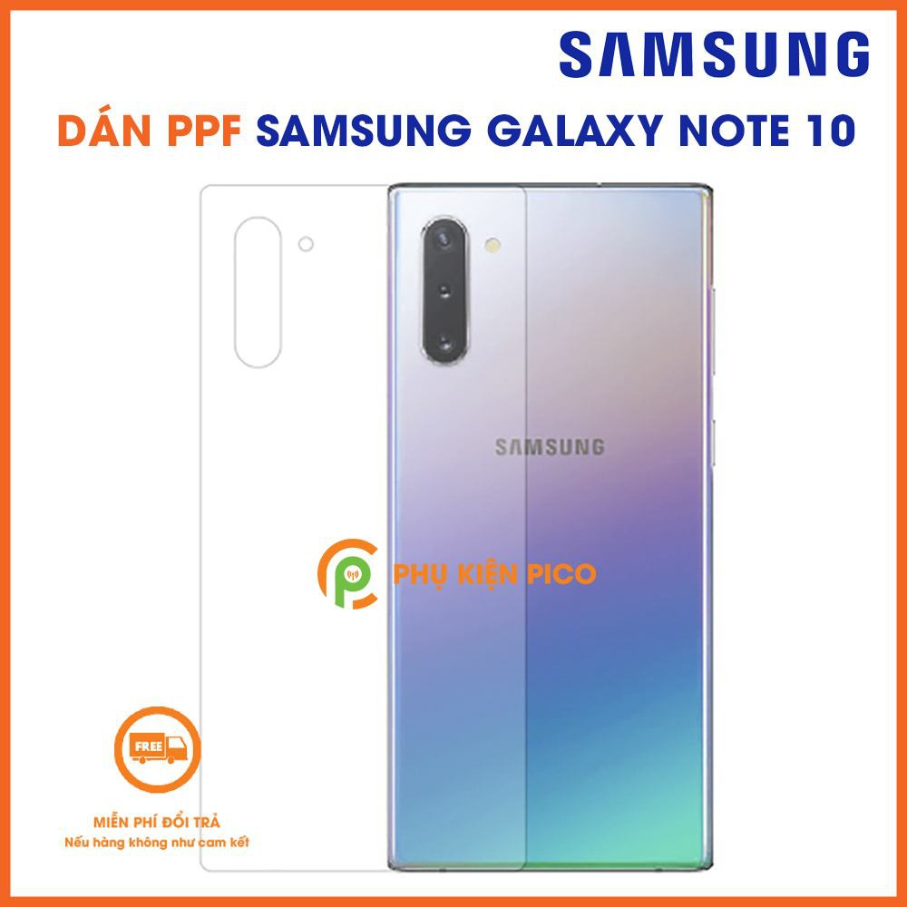 Miếng dán PPF mặt sau cho Samsung Galaxy Note 10