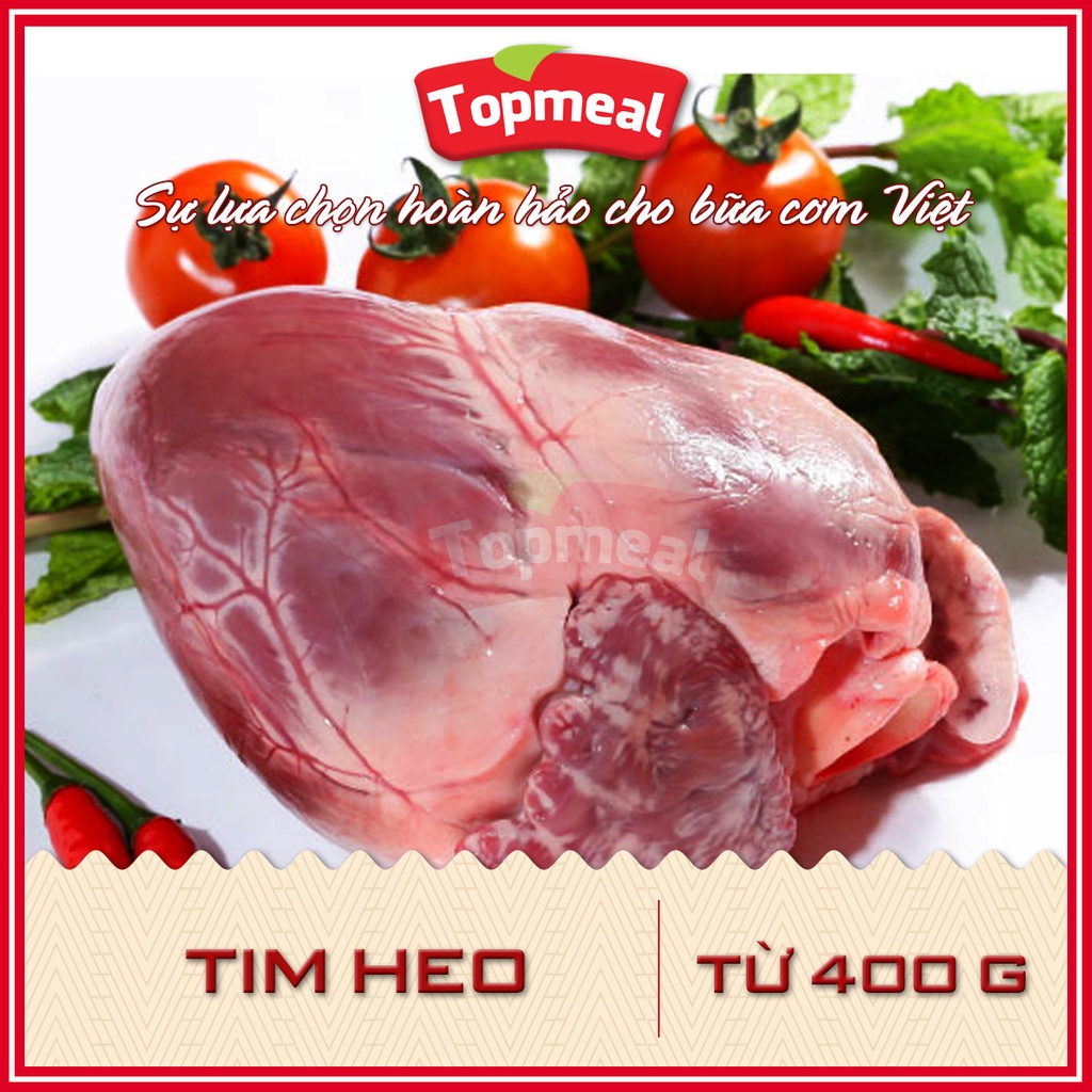 HCM - Tim heo Topmeal - Thích hợp với các món xào rau củ hoặc nấu cháo -