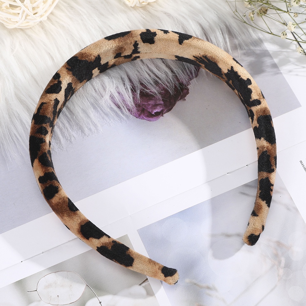 Haimeikang Nón kết băng đô vải nỉ chống trơn trượt cho nữ đơn giản retro