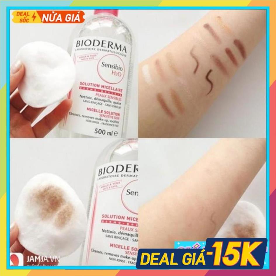nước tẩy trang bioderma 500ml, Cho Da Nhạy Cảm và da dầu NEW | BigBuy360 - bigbuy360.vn