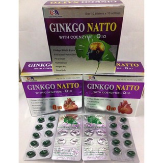 GINKGO NATTO 100 VIÊN HOẠT HUYẾT TĂNG CƯỜNG TUẦN HOÀN MÁU NÃO