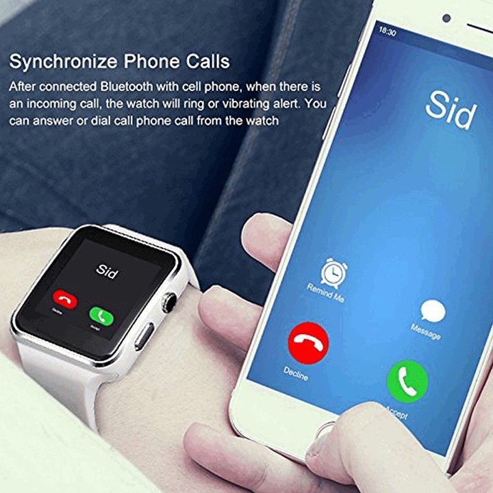 Đồng hồ thông minh Smart Watch X6 dùng độc lập như smart phone