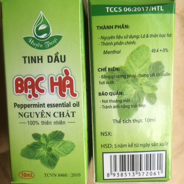 Tinh dầu Bạc Hà 10ml