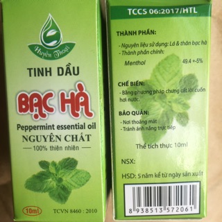 Tinh dầu Bạc Hà 10ml